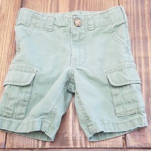 Carters 2T Olive Green Cargo Shorts